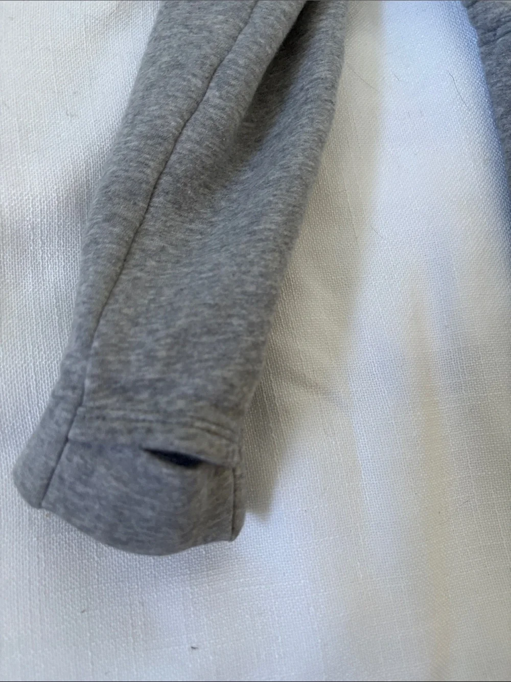 lululemon athletica Grey Full-Zip Funnel Neck Sweatshirt -419sku